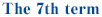 The 4th term